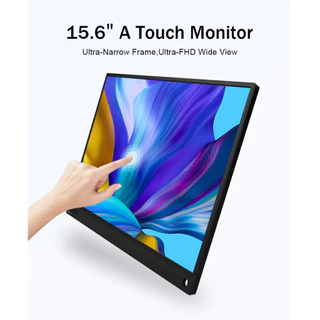จอมอนิเตอร์สำหรับเล่นเกมพกพาขนาด จอภาพแบบพกพา 15.6 นิ้ว 1080P 60HZ FHD HDR 106%RGB รับประกัน 1 ปี