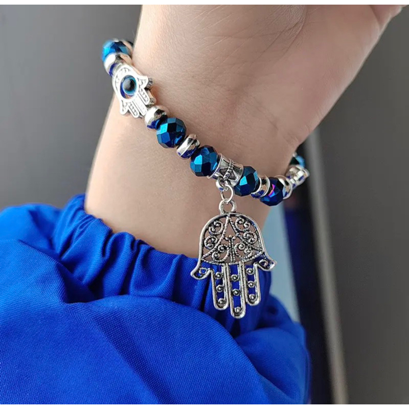 กำไลข้อมือ evil eye คริสตัล จากตุรกี