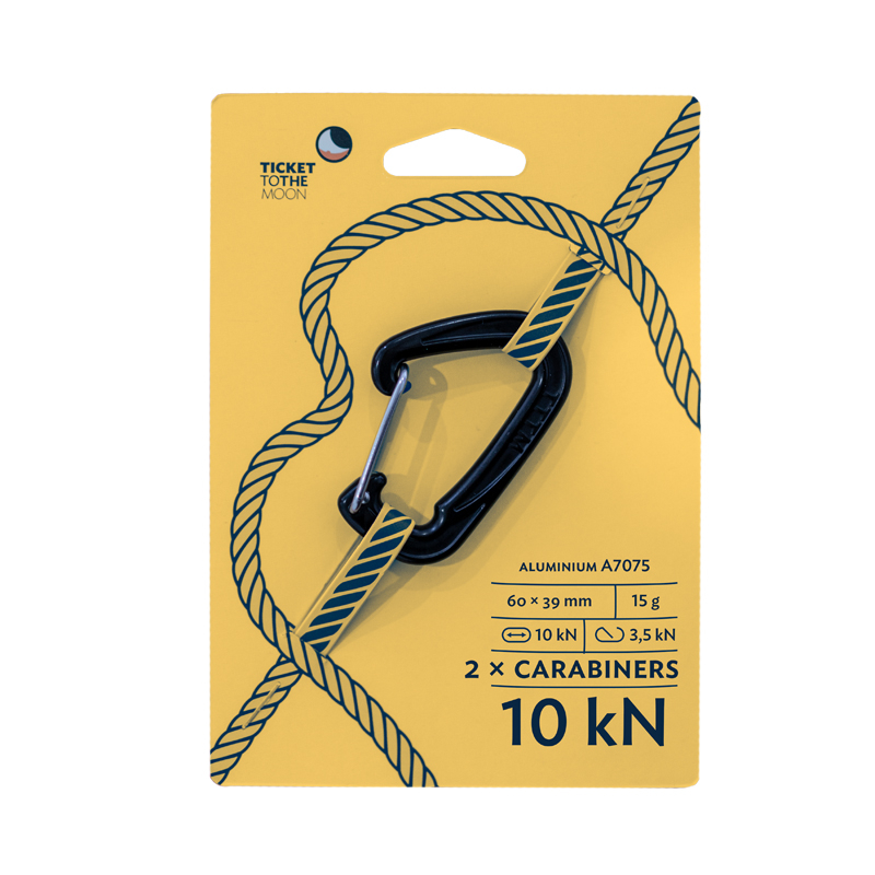 Ticket To The Moon Carabiner 10kN คาราบิเนอร์สำหรับเปล — صورة 3