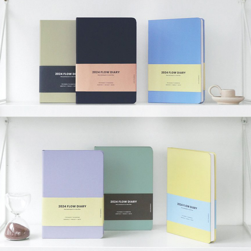 2024 Flow Diary ไดอารี่ แพลนเนอร์รายสัปดาห์