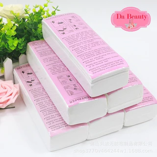 ผ้าแว็กซ์ขน กระดาษแว็กซ์กำจัดขน 50-100 แผ่น/ห่อ Wax พร้อมส่ง
