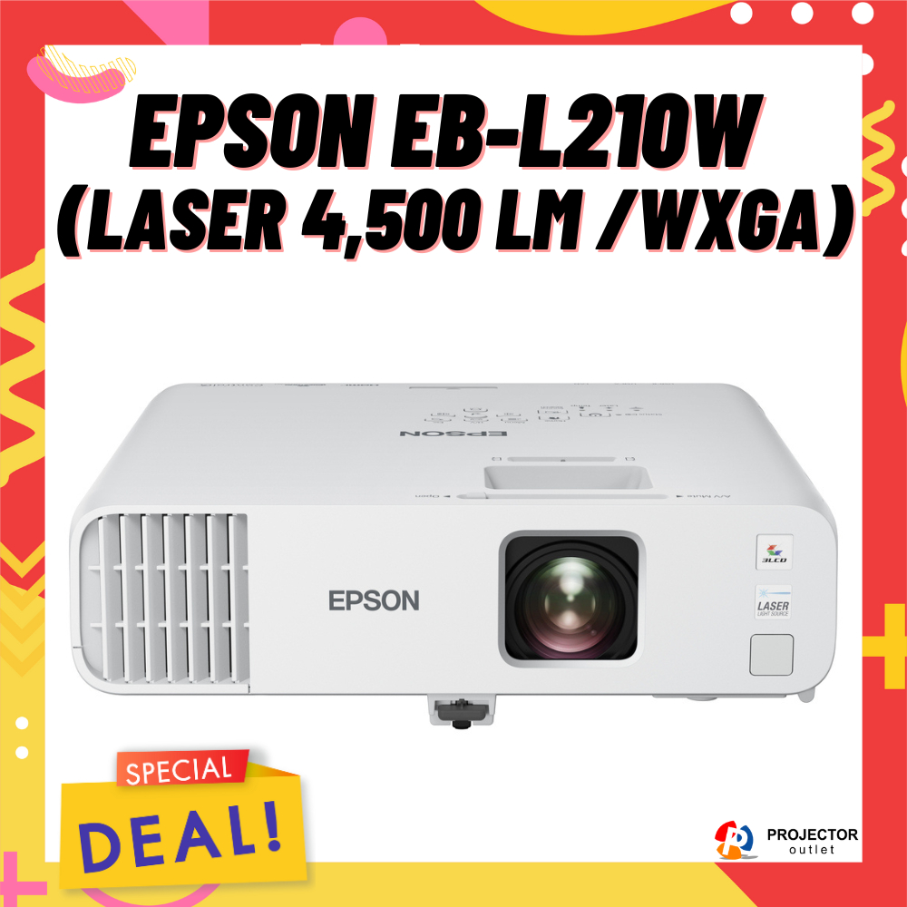 โปรเจคเตอร์ EPSON EB-L210W (Laser 4,500 lm /WXGA)