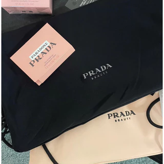 ลดพิเศษ กระเป๋า Prada P/\radoxe Bag ของแถม น้ำหอมพราด้า ใช้ได้ 2 ด้าน ชมพูและดำ 45x35 cm เชือกสีตกนิดนึง กระเป๋าใส่ของ