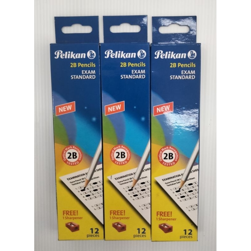 ดินสอ 2B  Pelikan  รุ่น  Exam Standard ( 1กล่อง/12 แท่ง )