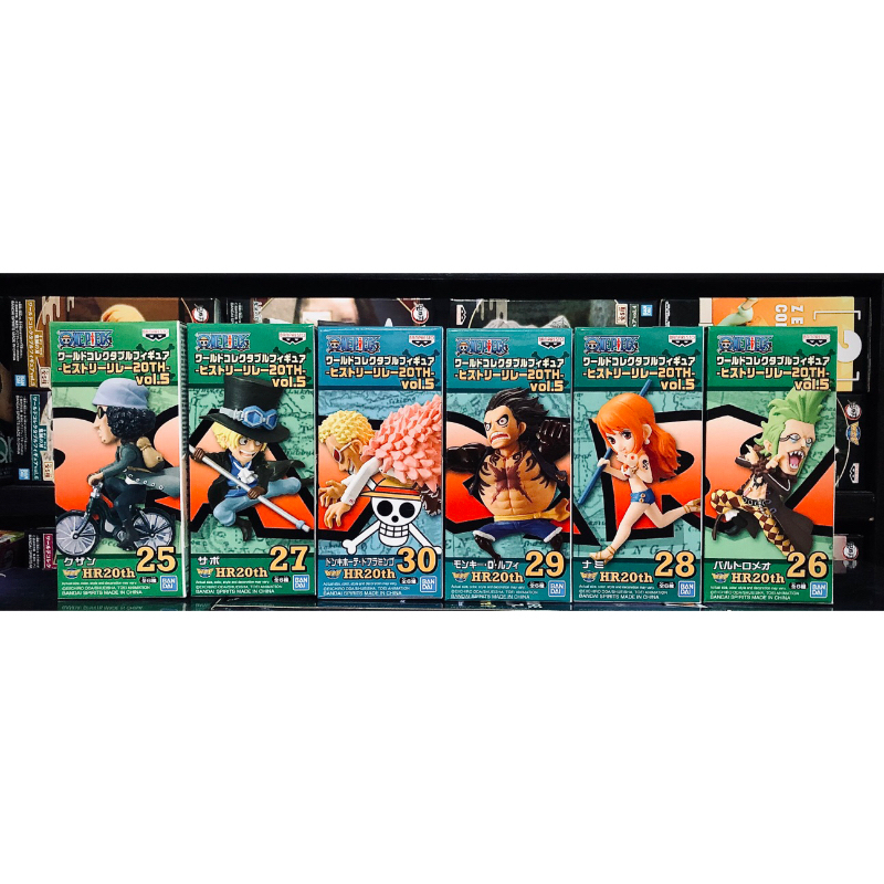 💥💥WCF One Piece 20th / wano country final 🏴‍☠️ รวมงานเก่า (มีมากกว่าในรูป) 🔥วันพีซ โดฟลามิงโก้ mihaw