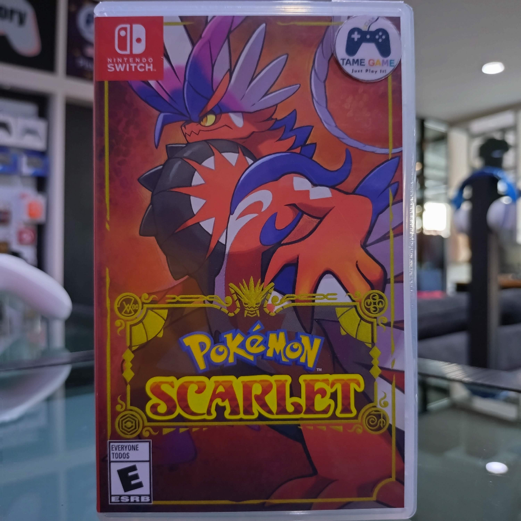 (ภาษาอังกฤษ) มือ2 Pokemon Scarlet เกม Nintendo Switch มือสอง (Pokemon Violet &amp; Scatlet)