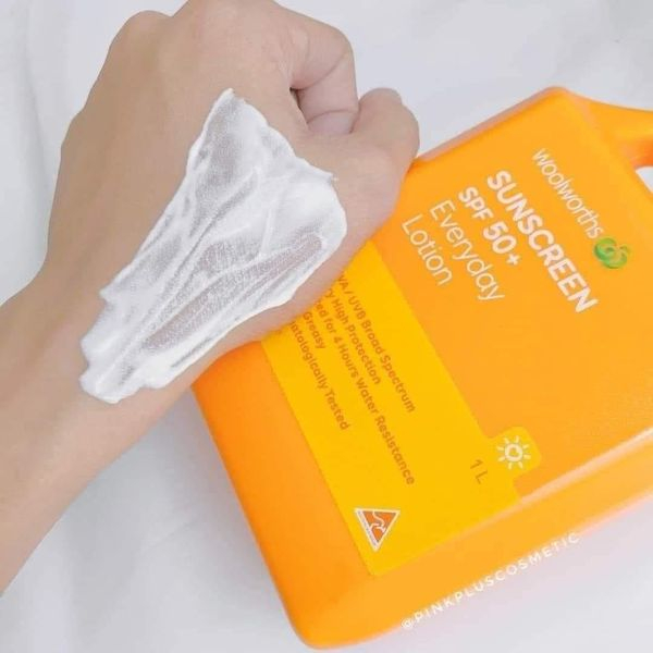 Woolworths sunscreen spf 50+ everyday lotion ครีมกันแดดสุดคุ้มจาก Aus