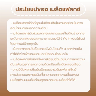 เมล็ดแฟลกซ์ สีน้ำตาล ออร์แกนิค ( Organic Brown Flax Seed ) ขนาด 100 กรัม