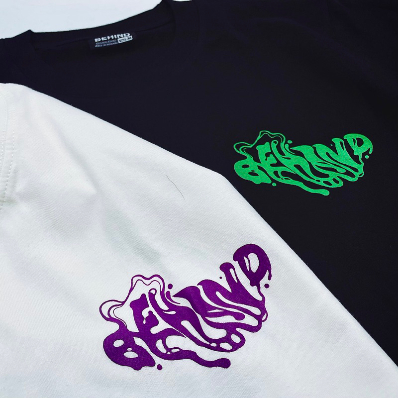 เสื้อยืด BEHIND แขนสั้น Oversize " BHX07 "