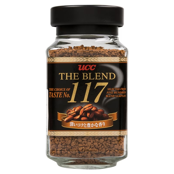 UCC The Blend 117 Strong & Mild Instant Coffee (Japan Imported) ยูซีซี 117 กาแฟสำเร็จรูป 90g.