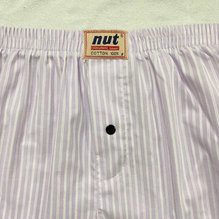 บ๊อกเซอร์⚡️ลายใหม่⚡️(FREESIZE)Nut Boxerผ้าเชิ้ต ไม่มีตะเข็บหลัง ผ้าคอตตอน100% ​cotton​ กางเกงบ๊อกเซอร์ทรงเกาหลี