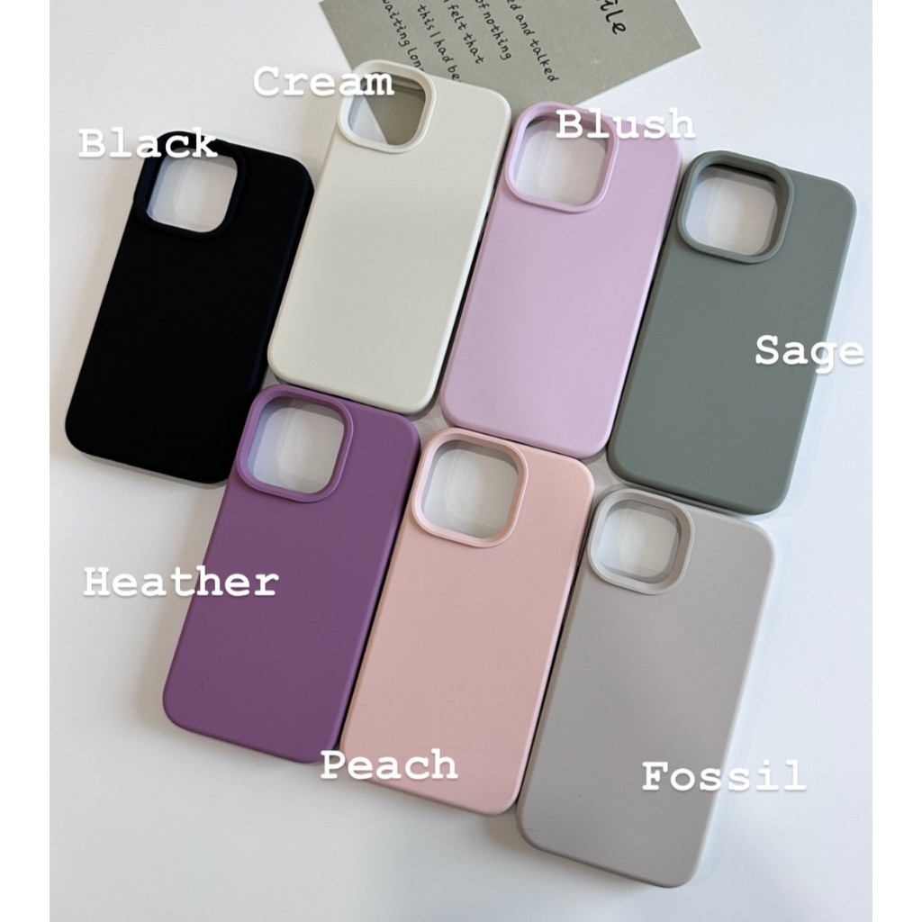 เคส สำหรับ ไอโฟน เคสซิลิโคน ส่งจากไทย สำหรับ Iphone 16Promax 16plus 16Pro 16 15PM 15PRO 15 เคสสีพื้น พรีเมี่ยม TPU-R1830
