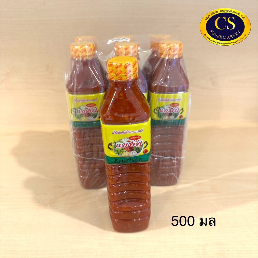 น้ำจิ้มสุกี้เนื้อย่างเกาหลี แชมป์ 500 มล. ขายยกแพ็ค 6 ขวด