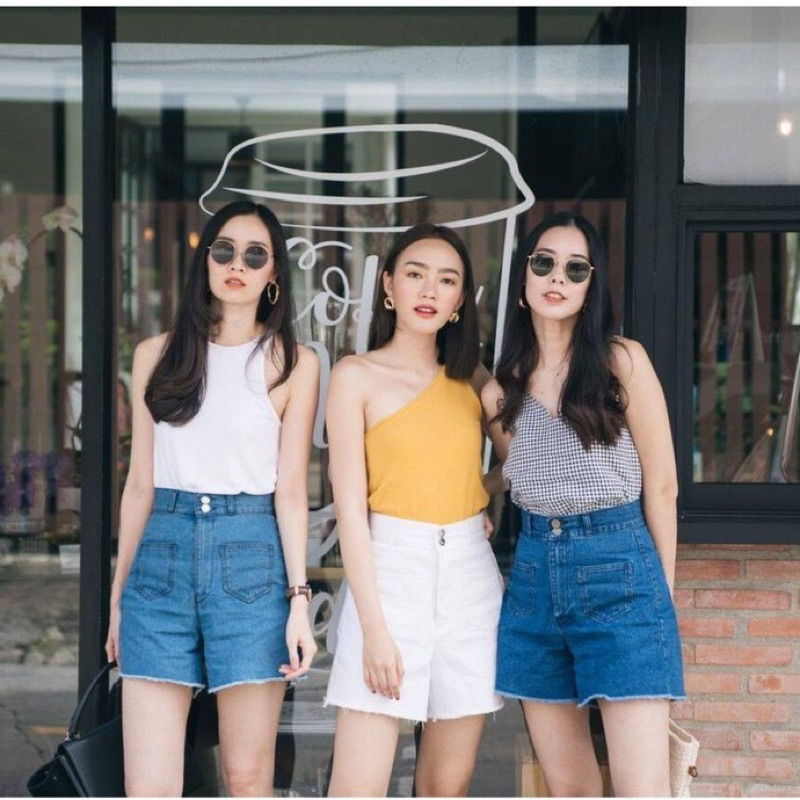 Sistory ขาสั้นสีเข้ม size M