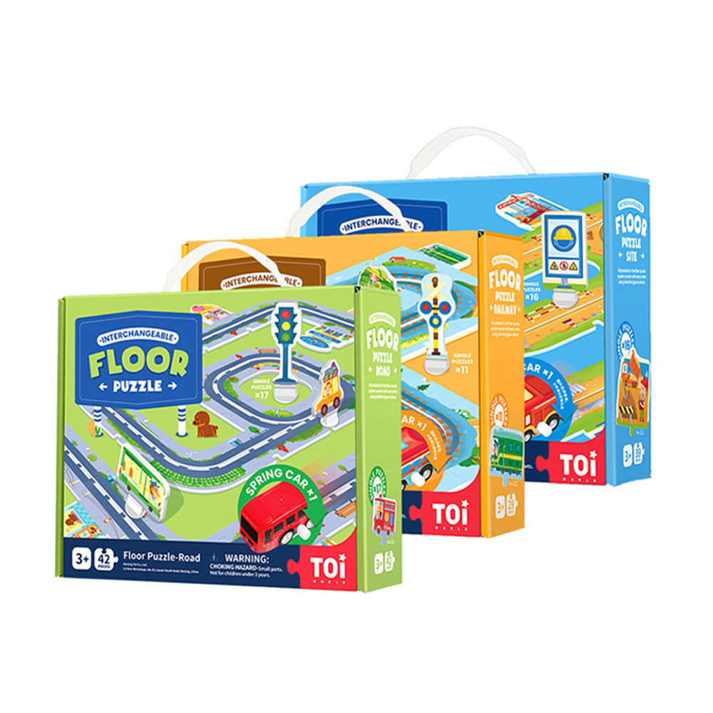 TOi - Floor Puzzle ชุดจิ๊กซอว์ยักษ์ เหมาะสำหรับเป็นของเล่นเด็กเสริมพัฒนาการ 3 ขวบขึ้นไป