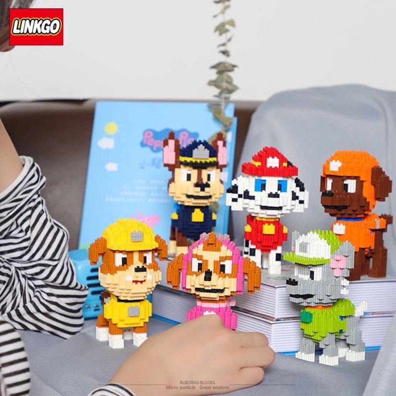 ​ ตัวต่อ Linkgo หมา ไรเดอร์ สุนัข ฮีโร่ มี​ 6​ แบบ พร้อมส่งครับ