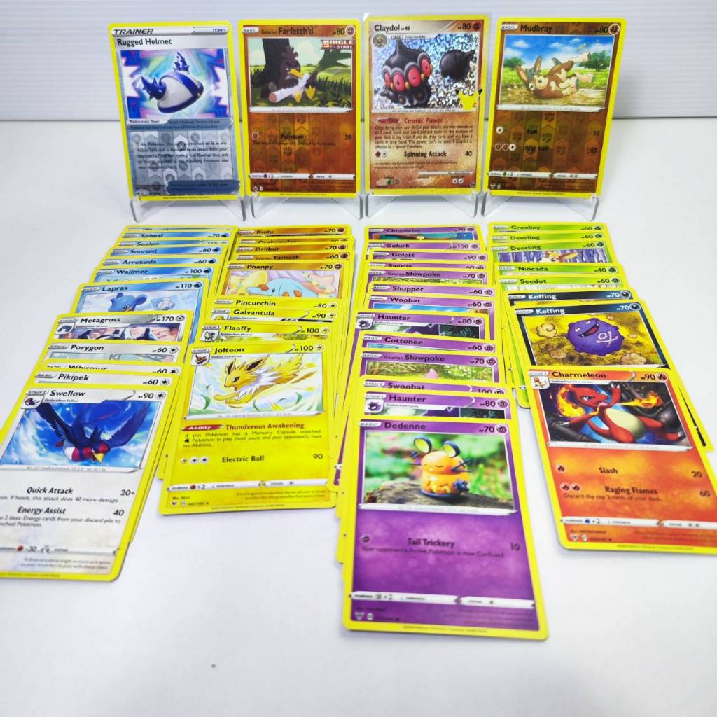 การ์ดโปเกมอนภาษาอังกฤษเหมา 46 ใบ - Pokemon Card TCG