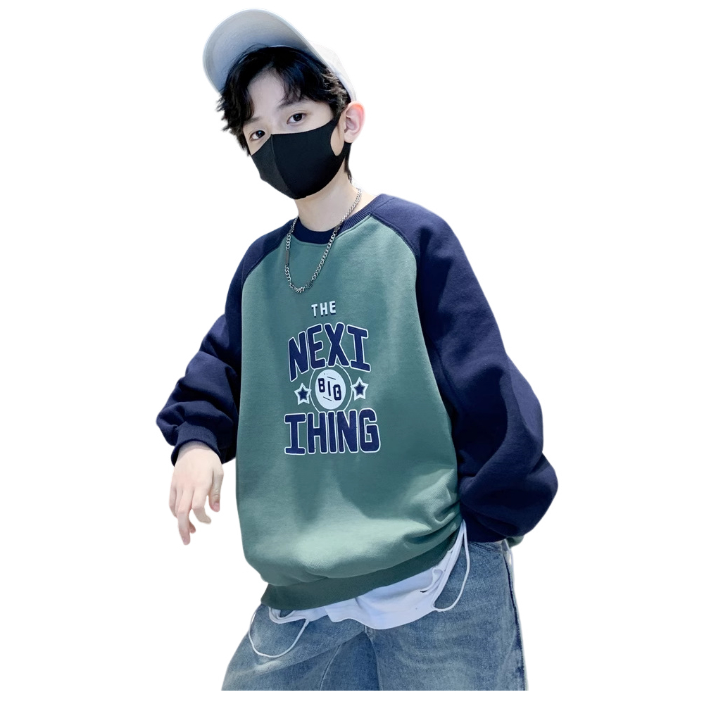 KIDSZONE เสื้อคลุมแขนยาวเด็กผู้ชาย คอกลม รุ่น A1149