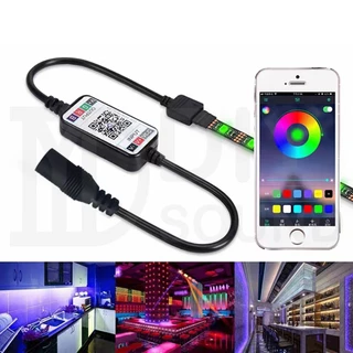 DIYsound ไฟแต่งห้อง ไฟติดห้อง ไฟตกแต่งห้อง ไฟ LED 12V RGB 5050 5ม ไฟกระพริบ ออโต แบบเสน การซิงโครไนซ์เพลง การไล่ระดับสีท
