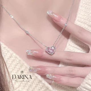 Love is all around Necklace สร้อยคอ Darina Jewelry DRN0038 ✨พร้อมกล่องเครื่องประดับ เขียนการ์ดได้