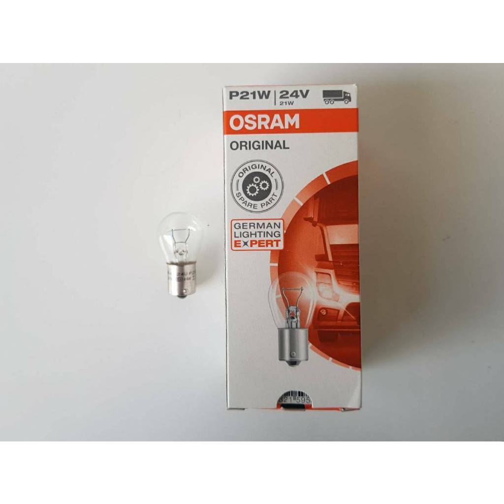 หลอดไฟ  24V21W  #7511(305)   OSRAM แท้ๆ (กล่อง10ดวง)  กล่องละ150-