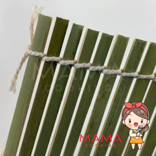 Mama Cooking - เสื่อม้วนซูชิ ที่ม้วนซูชิ สำหรับ ทำซูชิ ห่อซูชิ ผลิตจากไม้ไผ่ธรรมชาติ