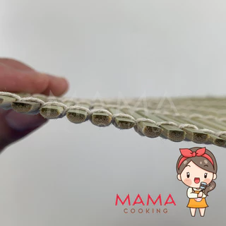 Mama Cooking - เสื่อม้วนซูชิ ที่ม้วนซูชิ สำหรับ ทำซูชิ ห่อซูชิ ผลิตจากไม้ไผ่ธรรมชาติ