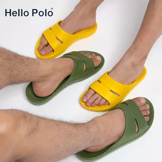 Hello Polo รองเท้าแตะ รองเท้าสุขภาพ ชาย นุ่มใส่สบาย กันน้ำ กันลื่น น้ำหนักเบา ที่บ้าน ลางแจ้ง ห้องน้ำ เหมาะกับฤดู HP8001