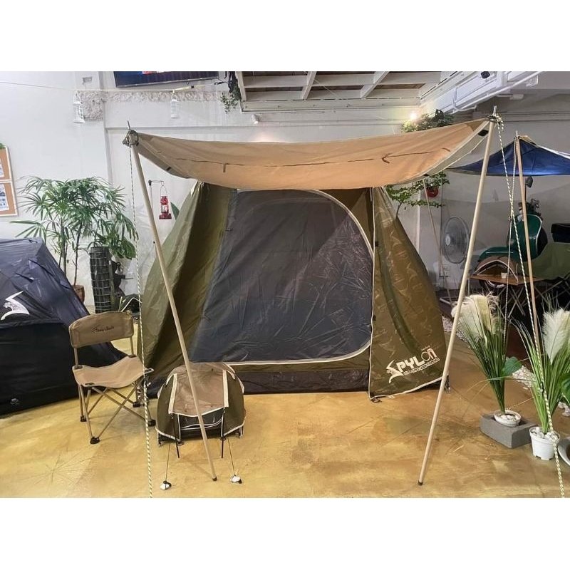 สนามเดินป่า เต็นท์ pylon (สินค้าพร้อมส่ง)