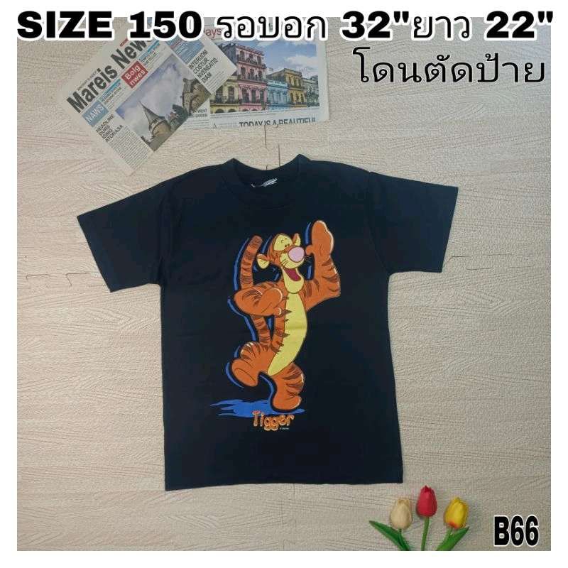 🔥B66🔥เสื้อยืดแขนสั้นเด็กโต แบรนด์ Disney SIZE 150 รอบอก 32 นิ้ว สินค้ามือสองผ้าดี้ดี💯⭐
