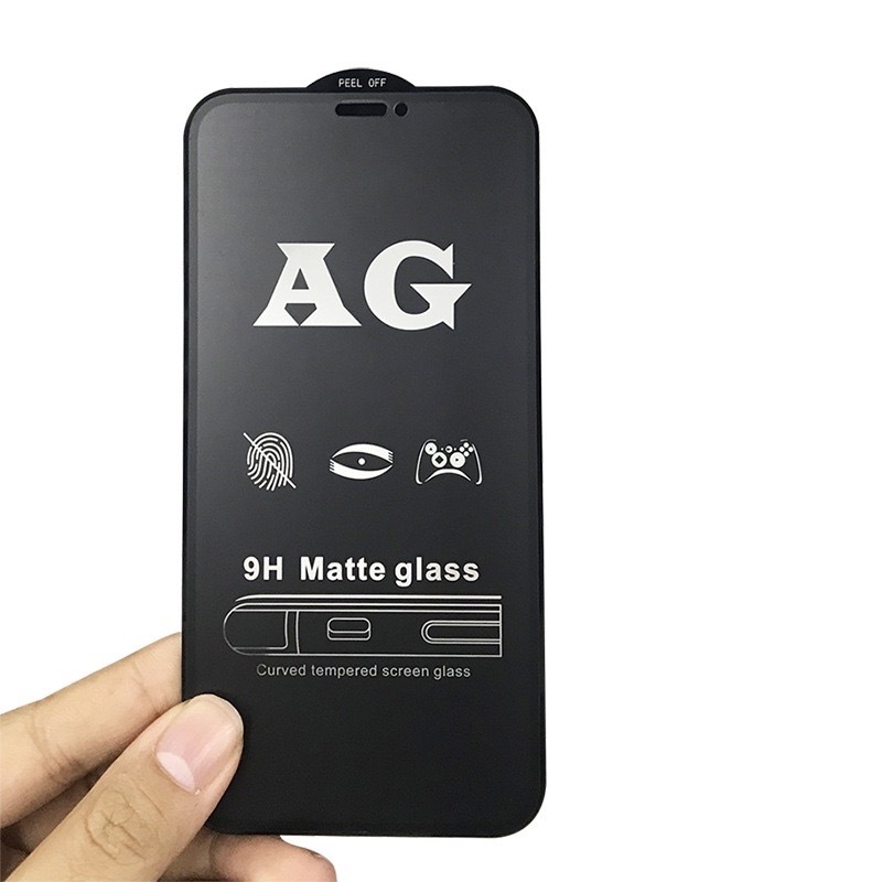 ฟิล์มกระจกด้าน สำหรับ iphone เต็มจอ 9D รุ่น 7 8 PLUS 7PLUS 8PLUS X XS MAX XR 11 12 13 14 PRO MAX  11/12/13/14/PRO/MAX