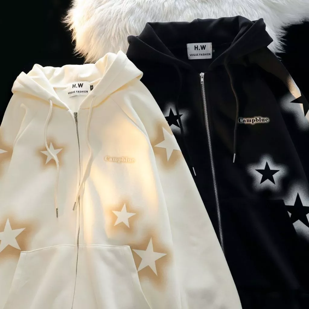 Dulcea_shop เสื้อกันหนาว เสื้อฮู้ด แขนยาว 2024สินค้ามาใหม่ เกาหลี ใส่สบายๆ หลวม #54506
