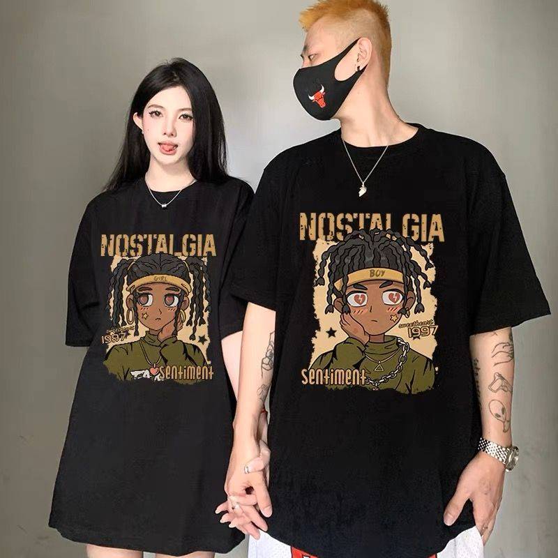 ES.SHOP28 เสื้อยืดแฟชั่น ลายคู่รัก ใส่คู่กัน ชายหญิง ES94