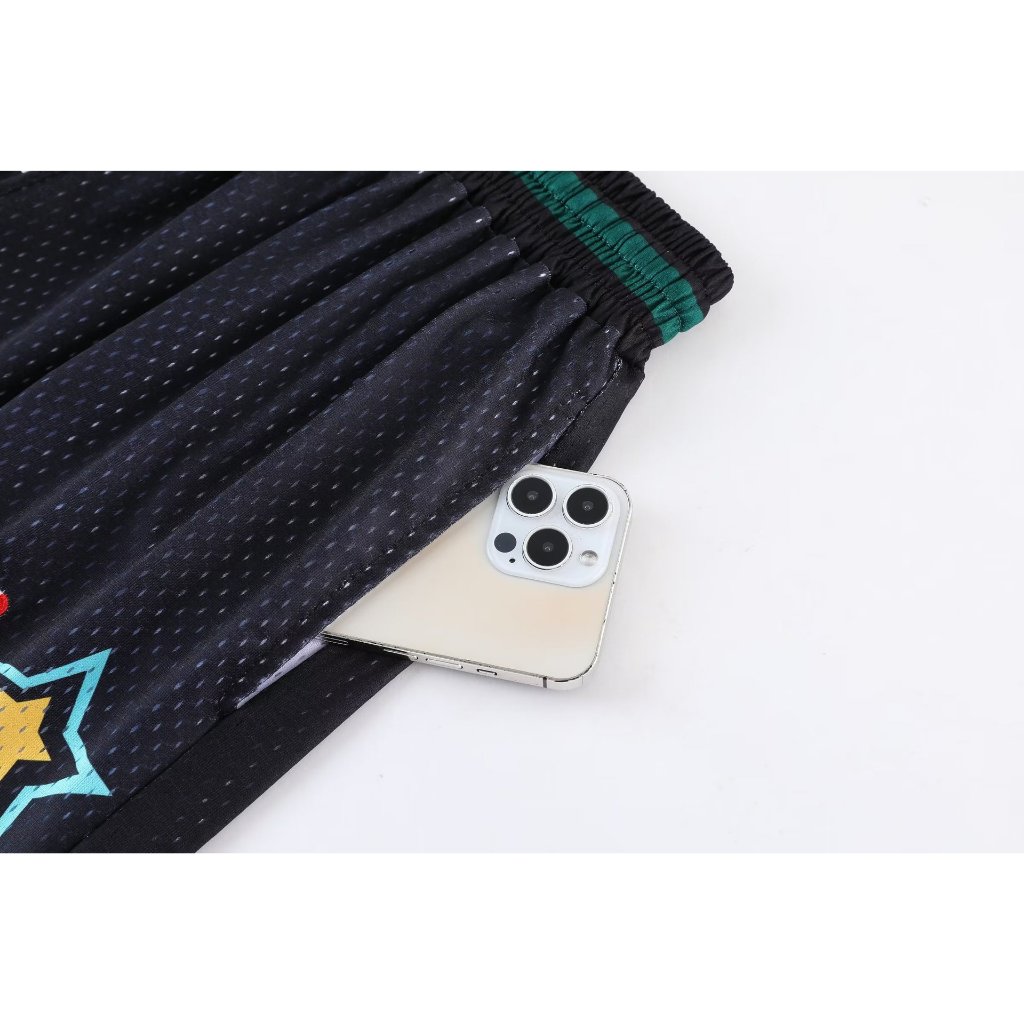 กางเกงบาส Curry, Christmas Basketball Shorts แบบสั้น ได้ทั้งผู้ชาย ผู้หญิง เล่นกีฬา ของขวัญคริสมาส - รูปที่ 7