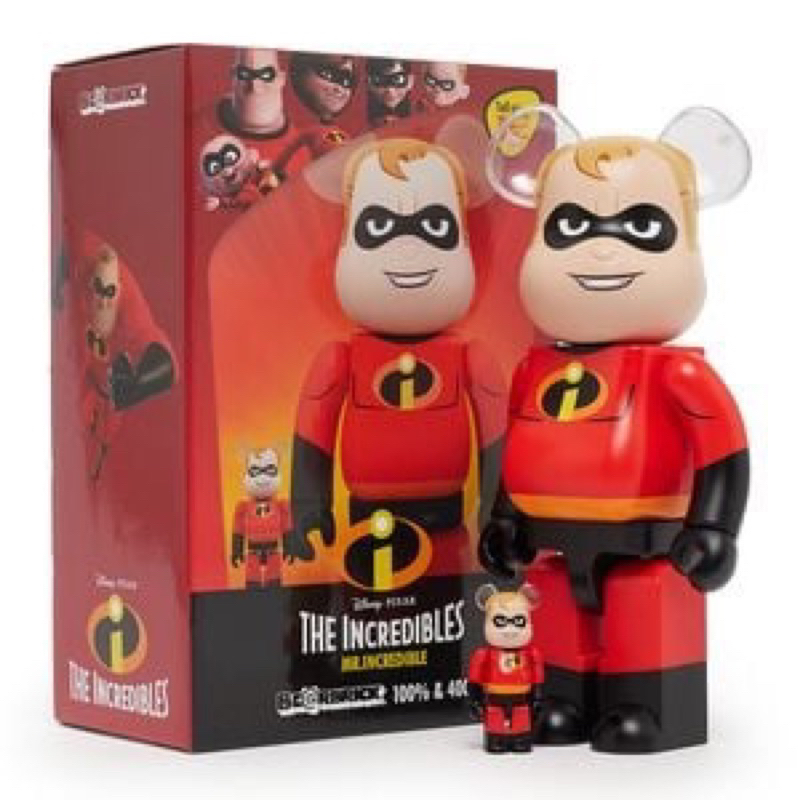 Bearbrick Mr. Incredible 100% & 400%
