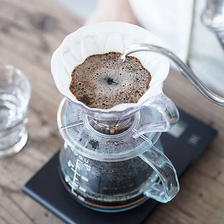 CAFEC กระดาษกรองกาแฟ Abaca และ Abaca+ สีขาวจำนวน 100 แผ่น