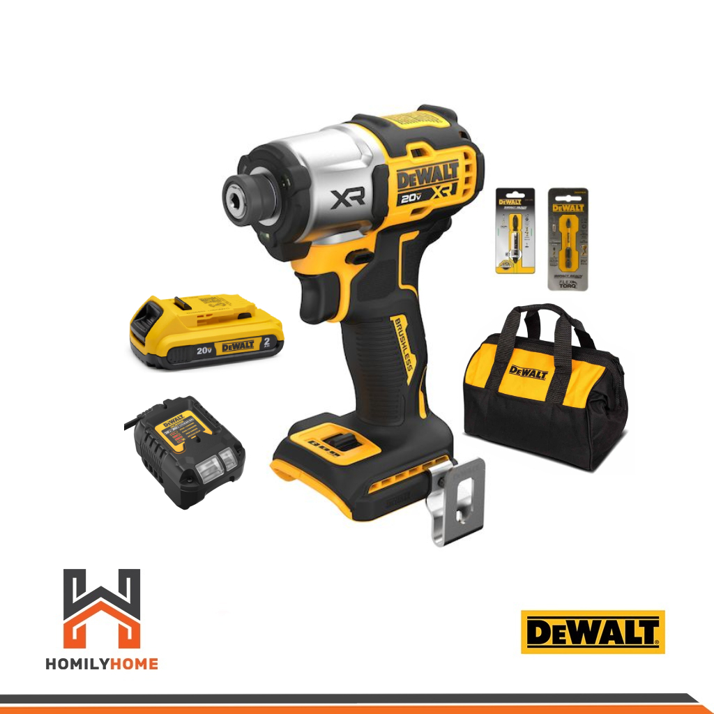 ส่งฟรี!! DEWALT ไขควงกระแทก XR รุ่น DCF845D1A 20V Max พร้อมแบตเตอรี่ 2.0AH