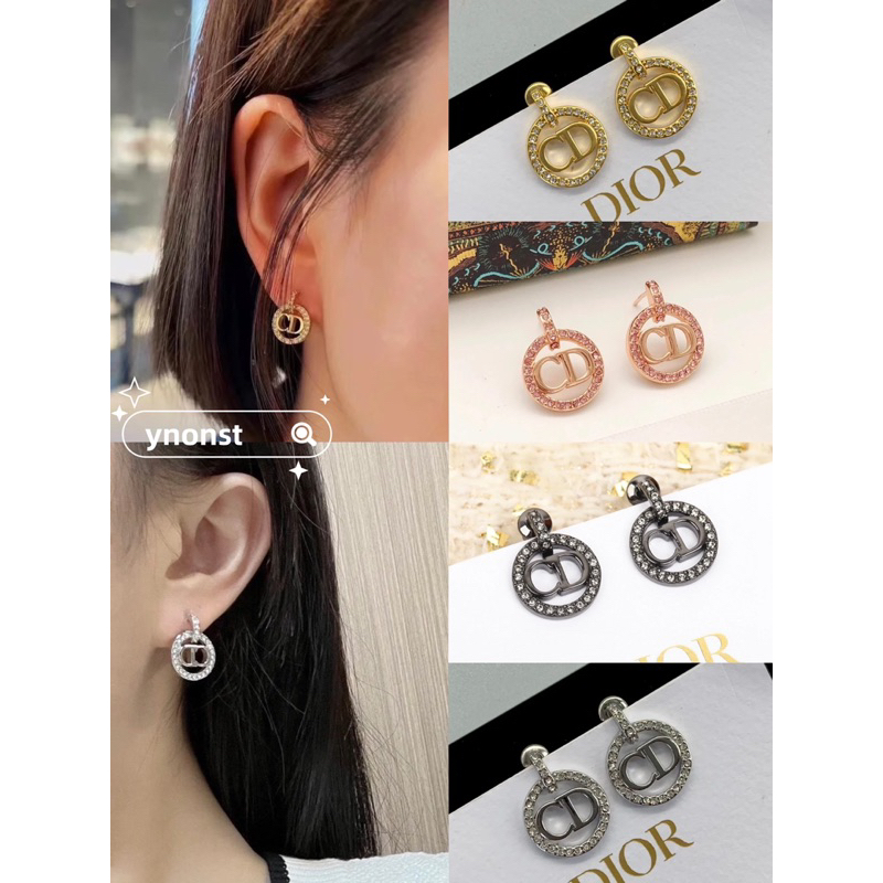 💯  ต่างหู DIOR CLAIRD LUNE ของแท้ 100%