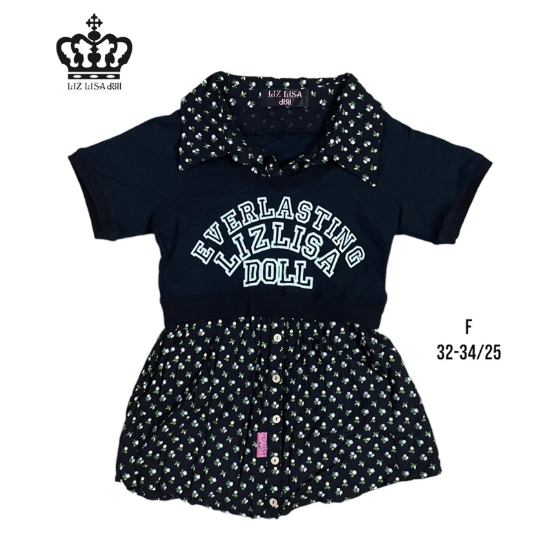 เสื้อยืดผ้าต่อแบรนด์ญี่ปุ่น Lizlisa Doll