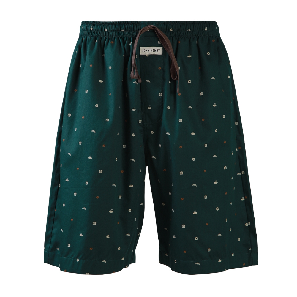 JOHN HENRY UNDERWEAR Sleepwear กางเกงขาสั้นผู้ชาย รุ่น JU JU3637 สีเขียว