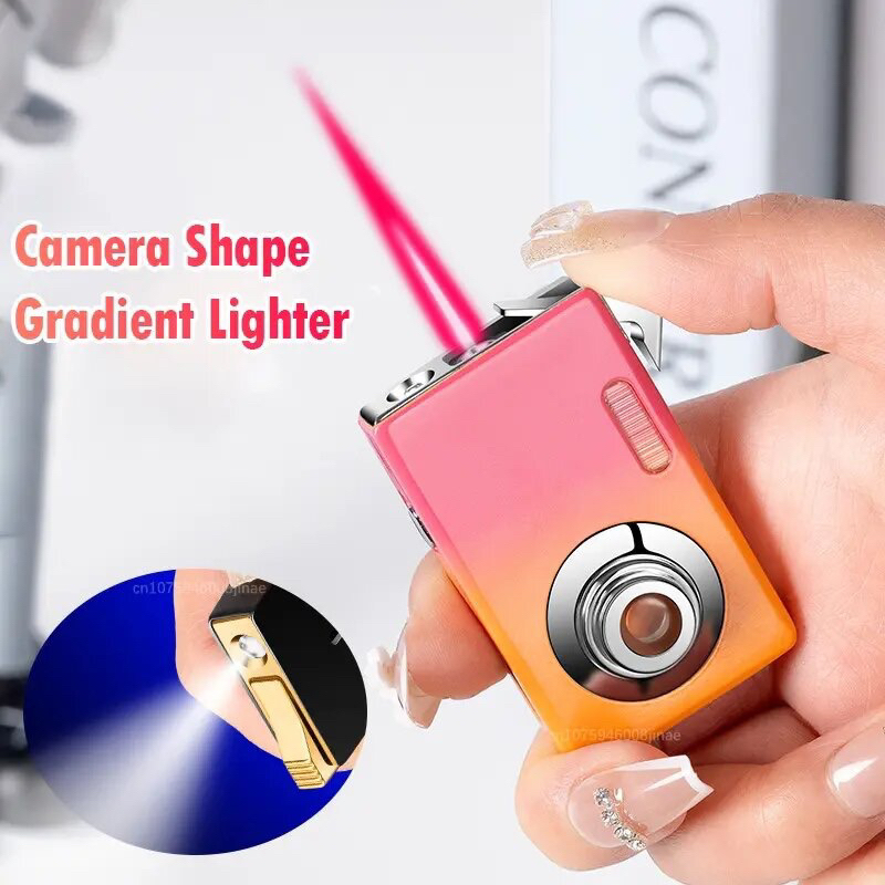 หัวพ่นไฟ เติมbugaมีไฟฉาย 2in1 สุ่มสี fs6