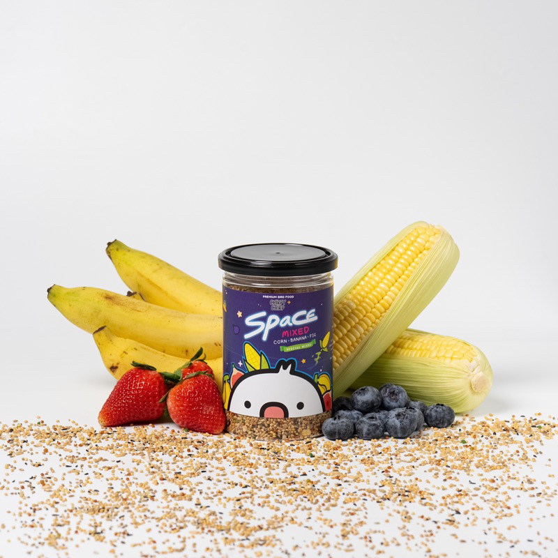 ✨อาหารนกเชิร์พปี้เชิร์พ ChirpyChirp ธัญพืชผสมผลไม้ FREEZE Dry สูตร Space mixed! อาหารนกแก้ว อาหารนก ธัญพืชรวม