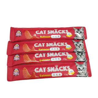 Thai.th ขนมแมวเลีย สุดอร่อย 15 กรัม 1 ถุง มี180ซอง มีพร้อมส่ง 🐱😻😻😸😸😺 Boqi Snacks180