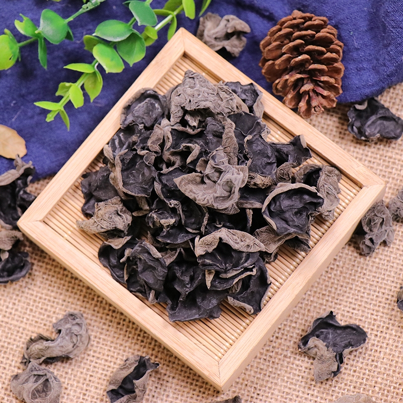 เห็ดหูหนูดำอบแห้ง เกรดพรีเมียม อบแห้ง ดอกใหญ่ (黑木耳) 150g