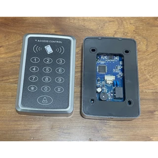 เครื่องทาบบัตรประตูคีย์การ์ด RFID 125 KHz ใช้ การ์ด และ ระหัส กด เข้า-ออก