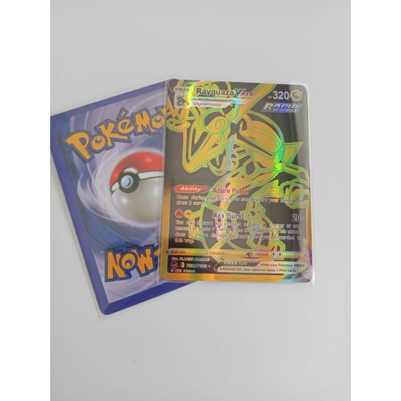 Rayquaza vmax golden card