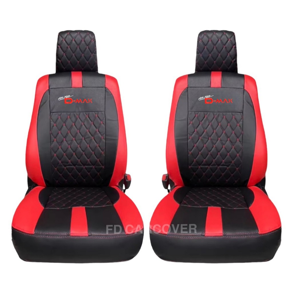 ส่งฟรี 1 คู่ หุ้มเบาะรถยนต์แบบสวมทับ ลาย VIP 5D D-MAX 2012-2019 ( LINE 9 )
