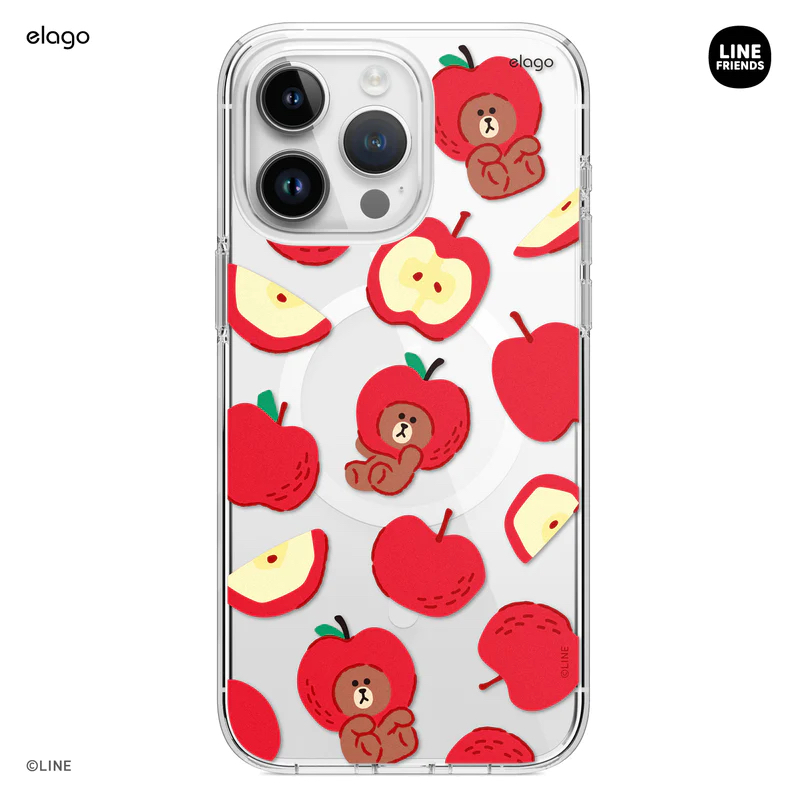 elago X Line B&F Fruit Shop MagSafe Hybrid Case for iPhone 15, 15 Plus, 15 Pro, 15 Pro Max 3 Styles
