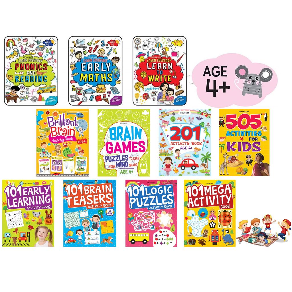 (Age4+) Writing Activity Book for kids with Stickers (Learn Everyday) หนังสือกิจกรรมเสริมพัฒนาการสำหรับเด็ก สมุดกิจกรรม ราคา ถูกที่สุด ดีลบีเคเค แกลเลอรีภาพที่ 7