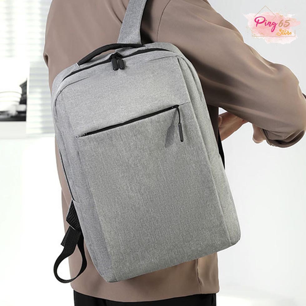 BG14 กระเป๋าสะพายหลัง กระเป๋าเป้ ช่องใส่ของเยอะ ด้านในนิ่ม ใส่โน๊ตบุ๊คได้ สะดวกต่อการใช้งาน